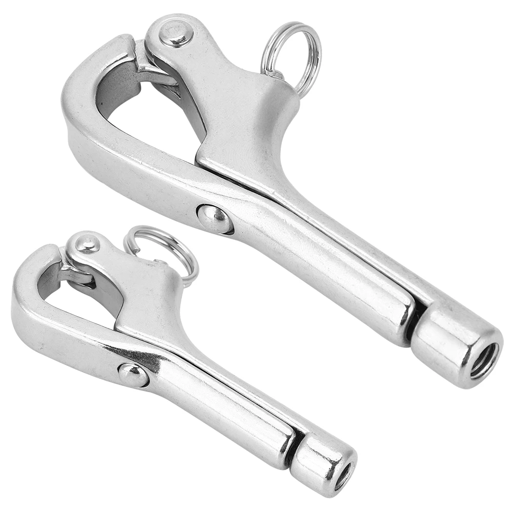 Durable Stainless Steel Quick Release Snap Shackle Leash Hook for Boat Sailing Yacht Durable Stainless Steel Quick Release Snap Shackle Leash Hook for Boat Sailing Yacht