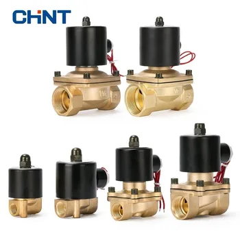 

CHINT Electromagnetism Valve Water Valve Full Copper Normally Closed 220V 24V 12V Air Valves Pneumatic Components