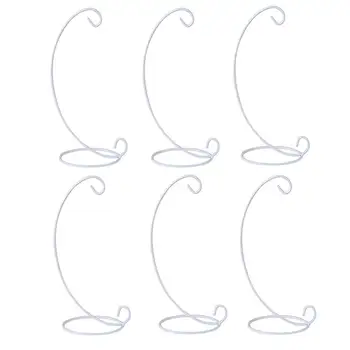 

(6 Pack) Ornament Display Stand,Iron Hanging Stand Rack Holder for Hanging Glass Globe Air Plant Terrarium, Witch Ball, Christ