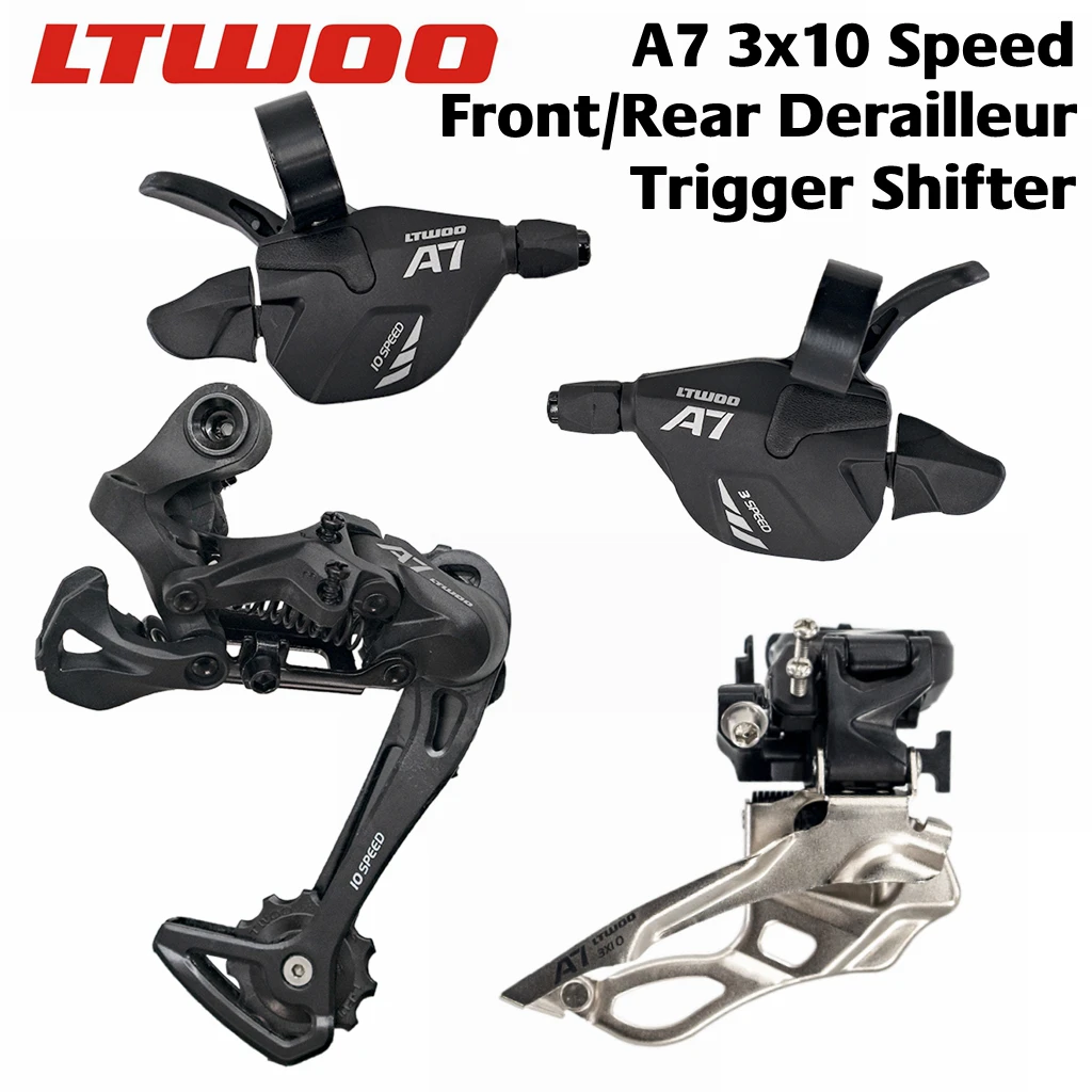 

LTWOO A7 2x10 speed 3x10 speed, 20s 30s Trigger Shifter + Rear Derailleur + Front Derailleur Groupset M6000 DEORE