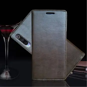 

for Xiaomi Mi 9 Case Luxury Genuine Leather Flip Case for Xiaomi Mi 9 Magnetic Book Wallet Cover for Xaiomi mi9 Phone Coque Case