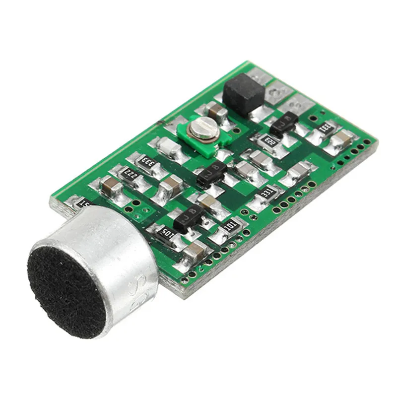 

CLAITE 0.7-9V Wireless FM Transmitter Module Microphone Module MIC Audio Transmitter FM Emission MIC Core Circuit Mini