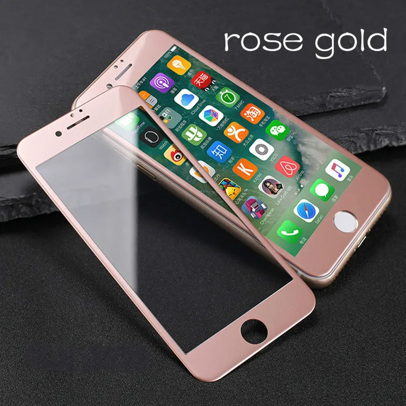 Цветная пленка на весь корпус для iPhone 6 6S Защита экрана 7 8 plus защитный стеклянный