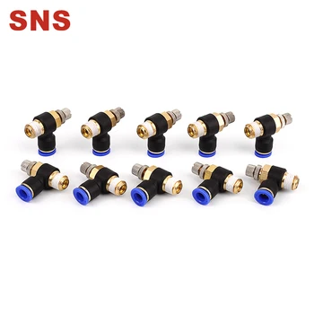 

SNS JSC Series 90 Degree Elbow Air Flow Control Valve Speed Controller