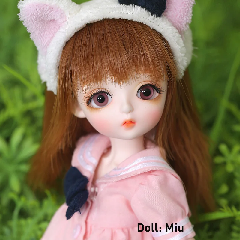 

1/6 BJD doll Full Set Suit Linachouchou DaisyA MiuCotton Candy Cream Melissa Chloe Cute YOSD Wig Clothes Shoes Littlefee Fullset