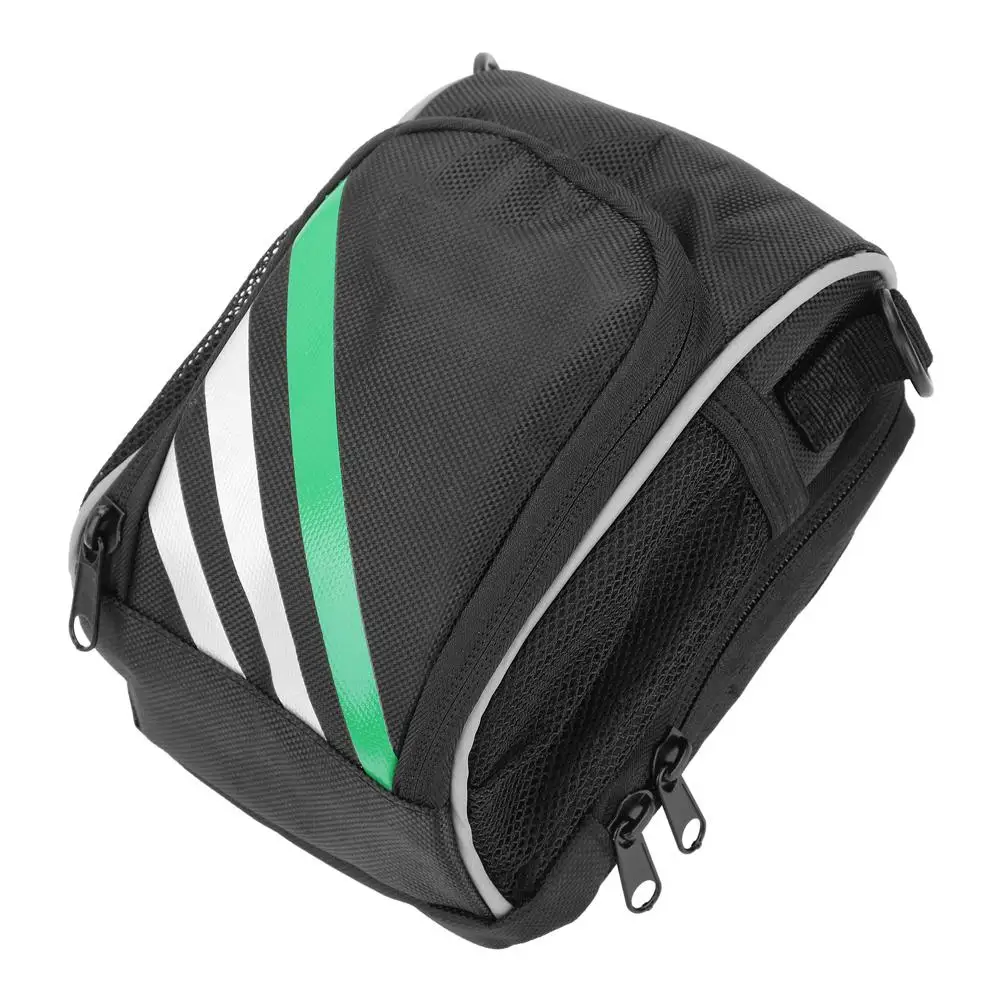 

Bicycle Bag Bike Front Handlebar Bag Nylon Cycling Top Tube Bag Electric Scoote Handle Bar Bag Pack Pouch Bike Accessory