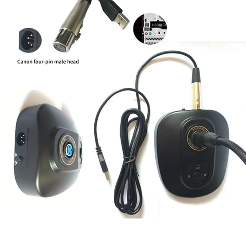 USB Настольная стоящая Конференц микрофонная гусиная петля конденсаторный