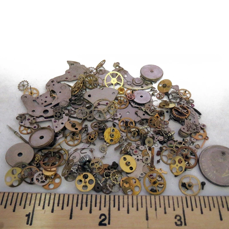 10 g/bolsa Vintage Steampunk engranajes de reloj viejo piezas ruedas de Punk de vapor lotes para decoración bricolaje pendientes