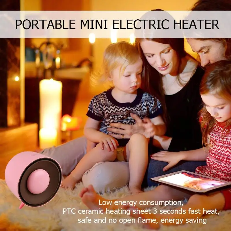 

400W Portable Mini Electric Heater Hand Warmer Heater In The Car Office Home 2 Files Heater Desktop Radiator Warm Fan Heater