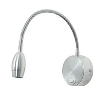 Светодиодный AC 85-265V лампа для чтения в постели дома Спальня «гусиная шея» теплый белый светильник регулировать угол для настольная лампа светодиодный светильник