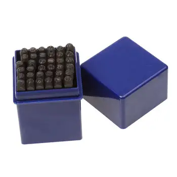 

36pcs/lot 1/8" 1/4"Number Letter Stamp Set Hardened Carbon Steel Punch Set For Imprinting Metal Wooden Material Plastic