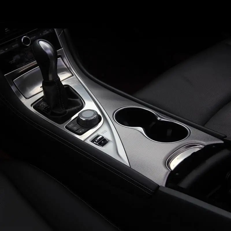 

Chromium Gear Control System Door Interior High-Grade Covers Mouldings Car Styling Protecter Decoration 16 FOR Infiniti Q50