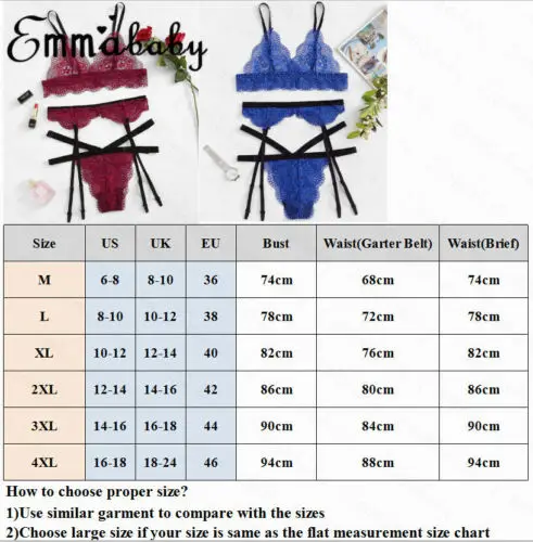 Thefound 2019 Fashion Women Lace Sexy/Sissy Lingerie Babydoll G-String Thong Underwear Nightwear Set