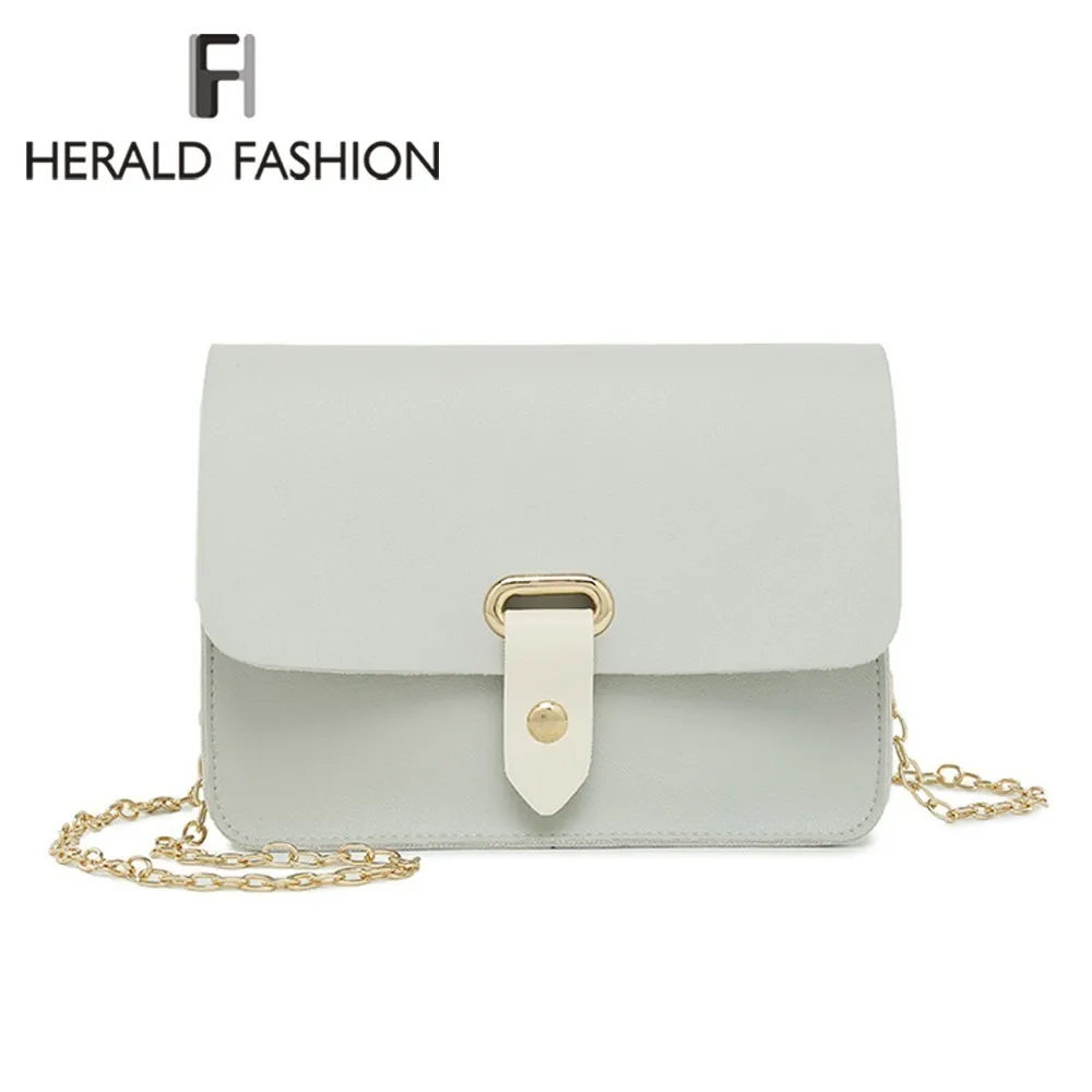 Herald Fashion/маленькие женские Сумки из искусственной кожи Сумка мессенджер Клатч
