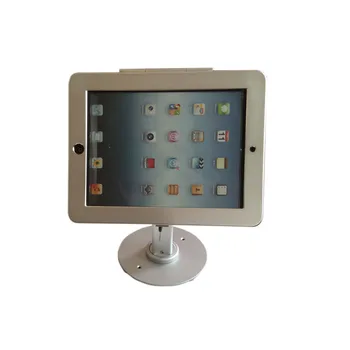 

for iPad desk holder with lock enclosure safe mounting metal box rotating display stand for mini/ air/ 9.7/10.5/11/10.2 pro