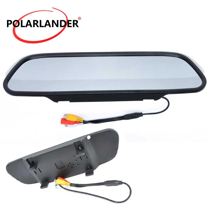 

DC 12V 800x480 car Monitor LCD Car Rearview Mirror Monitor for DVD Camera VCR 5.0 inch