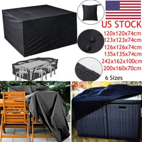 Heavy Duty Outdoor Garden Patio Waterproof Furniture Stacking Chairs Heavy Duty Outdoor Garden Patio Waterproof Furniture Stacking Chairs Cover New