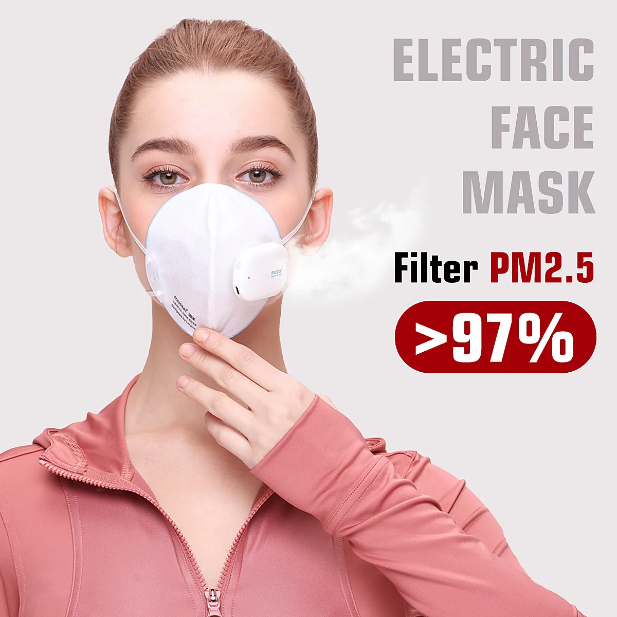 

Newest Smart Electric Face Mask Air Purifying Fresh Air Supply KN95 Anti Dust Pollution PM2.5 Face Masks Respiratory Protection