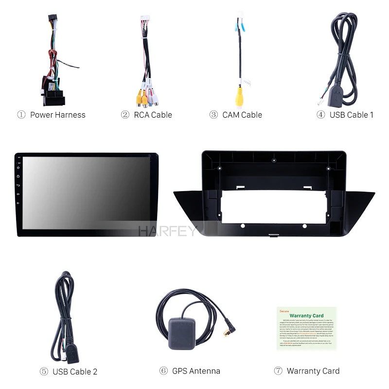 Clearance Harfey 10.1 inch Android 8.1 touchscreen autoradio for BMW X1 E84 2009-2013 radio upgrade GPS navigation HD 1080P Video WIFI 3
