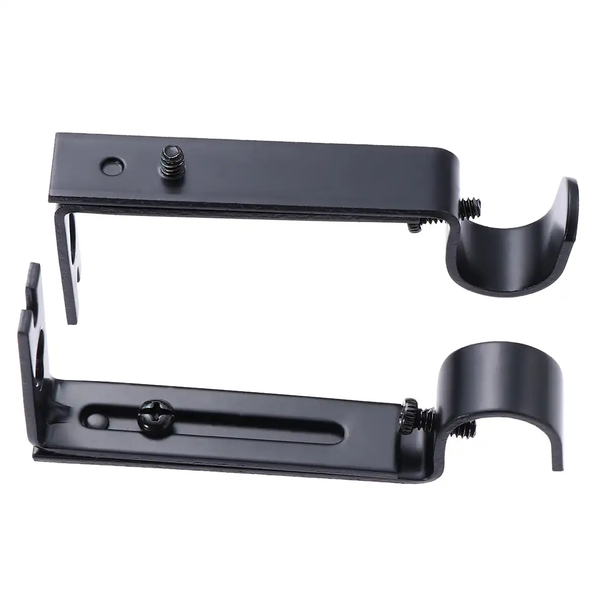 2 Pcs 19 05mm Adjustable Curtain Rod Curtain Pole Holder Curtain