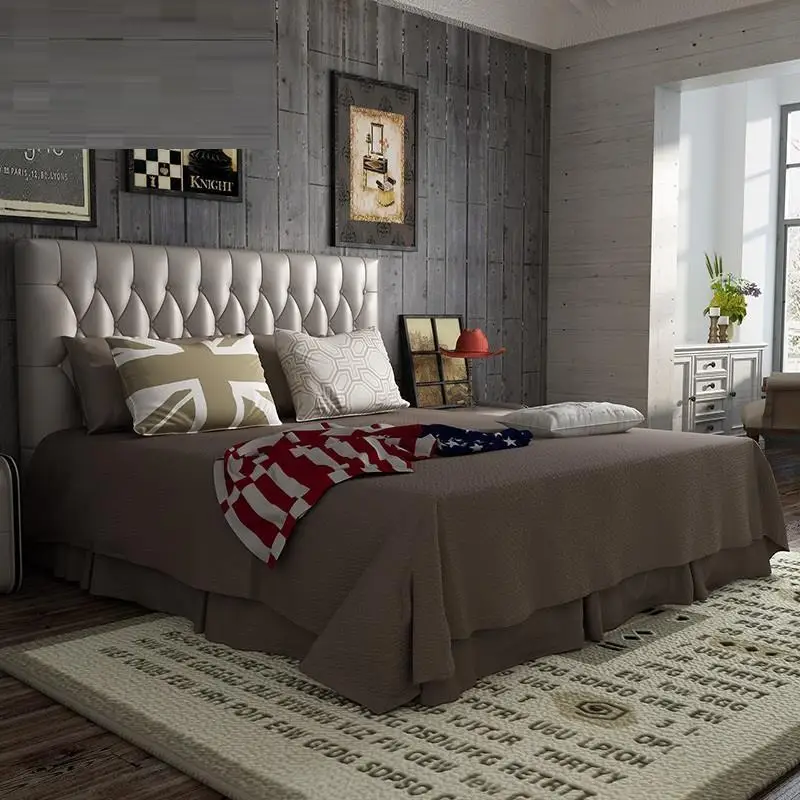 لكل La كازا مجموعة قورتو غرفة Mobili Mobilya Dormitorio Ranza Matrimonio واحدة جلد Mueble غرفة نوم الأثاث Moderna كاما السرير