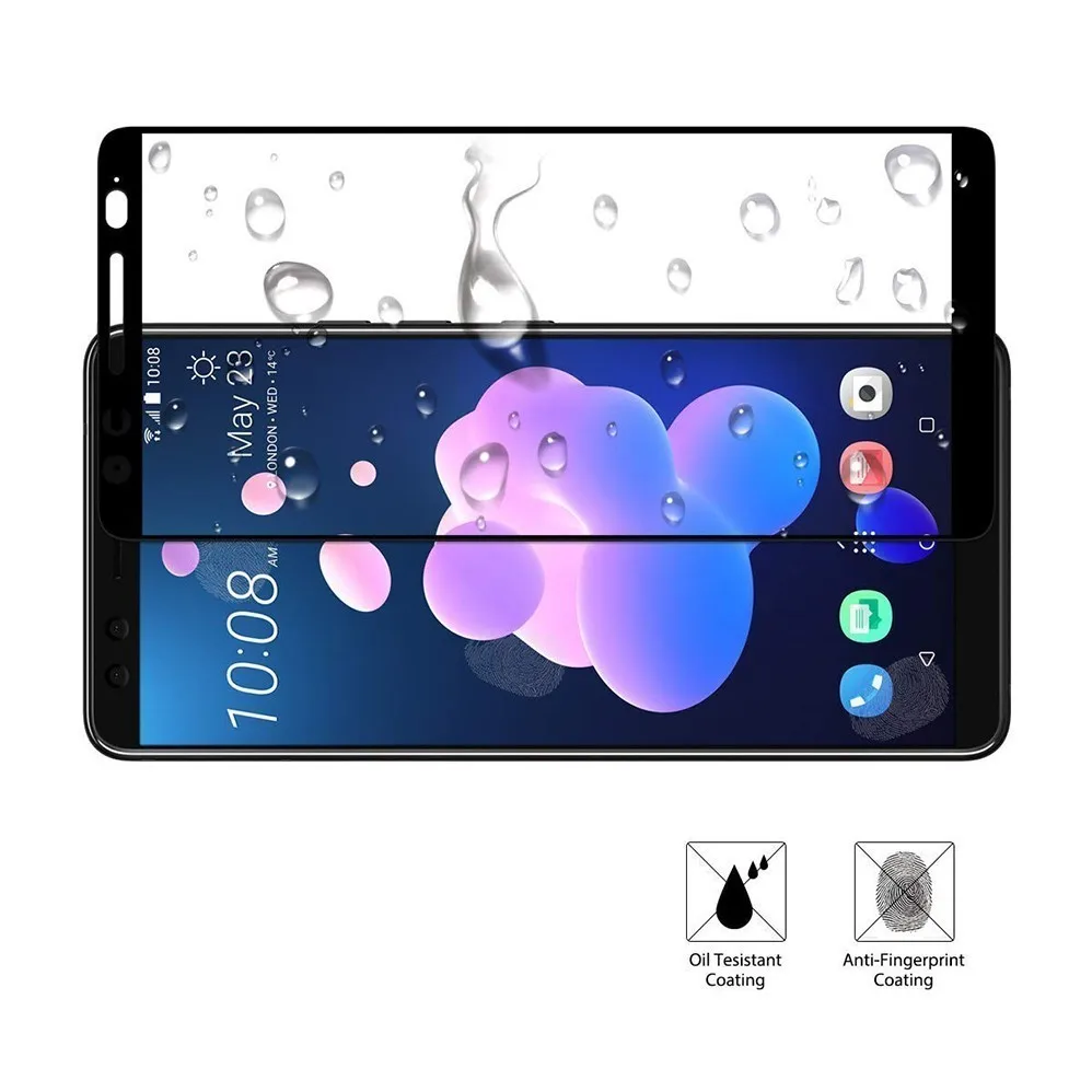 0,3 мм 2.5D полное покрытие 9H Закаленное стекло-экран протектор для htc U12/U12 Plus u12+ защита от царапин ЖК-пленка