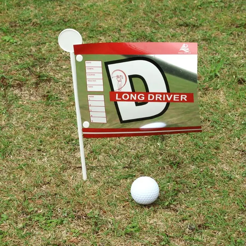 2 قطعة في الهواء الطلق الغولف البطولة المسافة العلم Flagstick البلاستيك الهدف أعلام جولف الرياضة التدريب اكسسوارات بالجملة