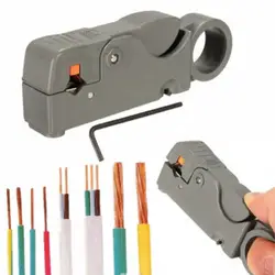 1 шт инструмент для зачистки коаксиального кабеля кабель инструмент для зачистки кабеля зажим для зачистки проводов сети инструмент