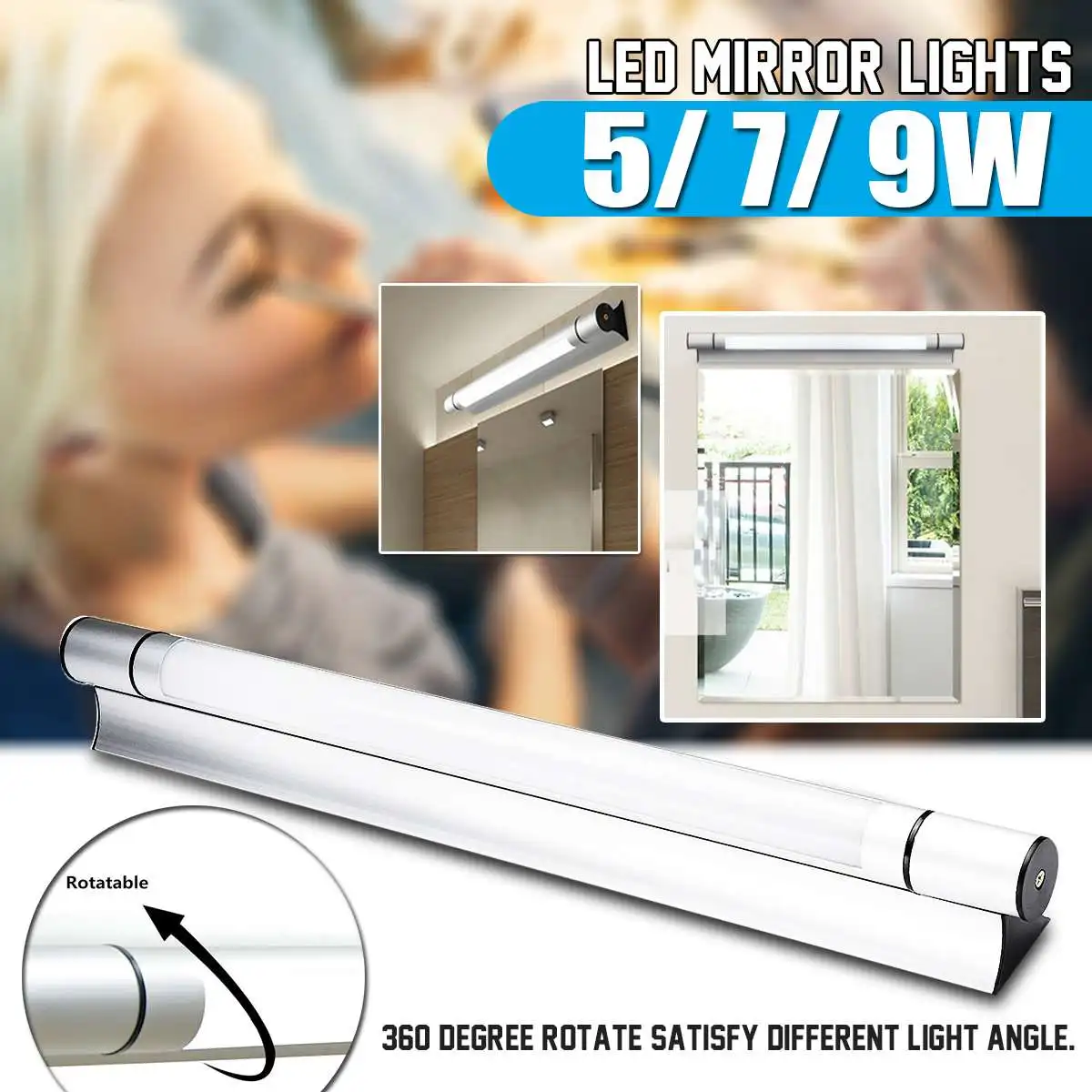 40 cm 5 W/50 cm 7 W/59 cm 9 W LED مرآة المصباح 85-265 V ضوء خزانة حمام الغرور ماكياج الجدار مصباح للماء الضباب الأبيض 40 cm 5 W/50 cm 7 W/59 cm 9 W LED مرآة المصباح 85-265 V ضوء خزانة حمام الغرور ماكياج الجدار مصباح للماء الضباب الأبيض