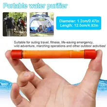 Карманная Пипетка для очистки воды, ручка для аварийной жизни, соломинка, мини-очистка воды, портативная стерилизация воды