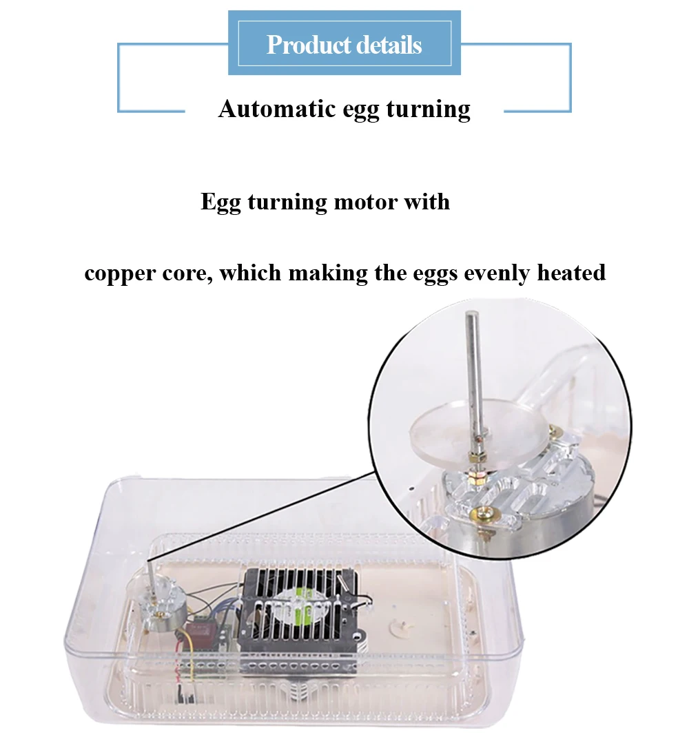 Горячая птицеводство инкубатор птичьих яиц Мини Домашнее использование куриное яйцо инкубатория высокая скорость инкубации 24 яйца инкубатор машина