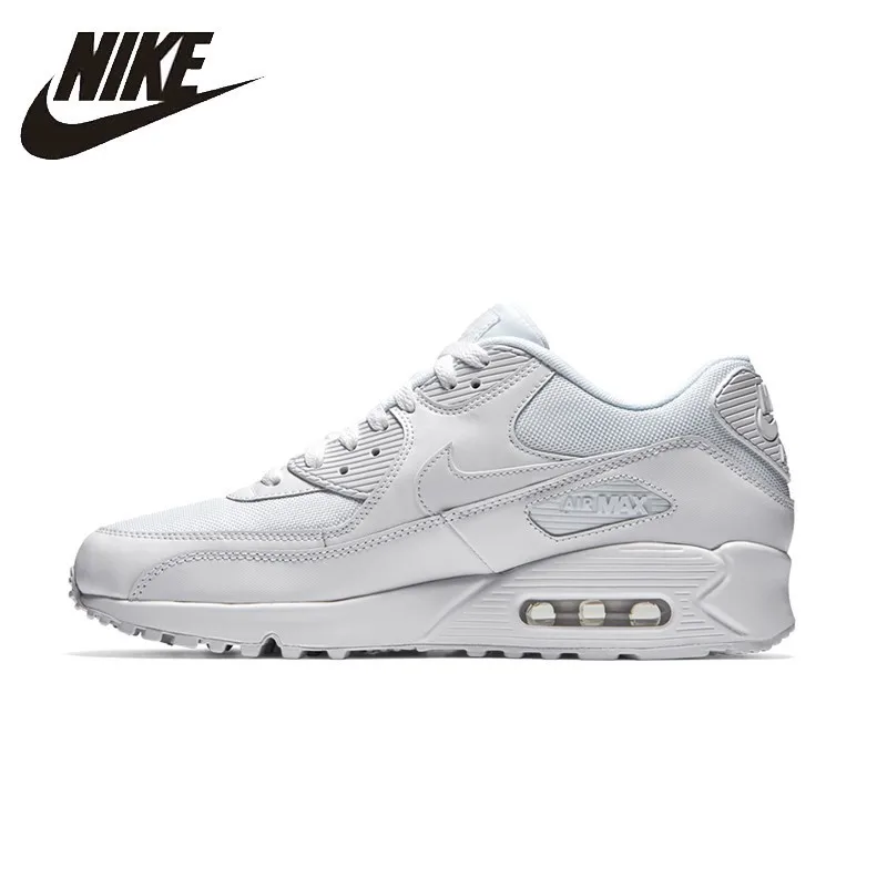 

NIKE AIR MAX 90 Mens Running Shoes Mesh Breathable Stability Support Sports Sneakers For Men Shoes#537384-111