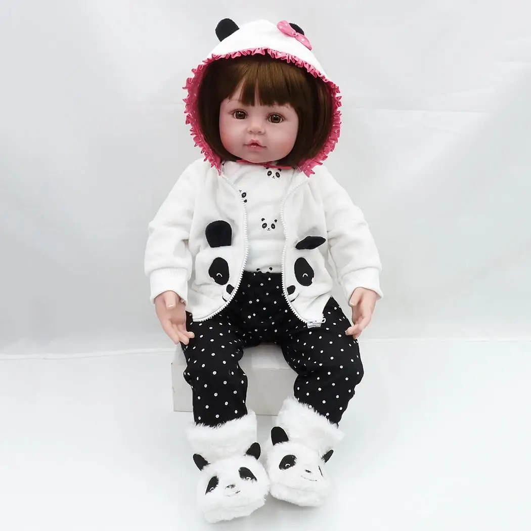 

Kids Soft Silicone Realistic With Clothes Reborn Collectibles, Gift, Playmate Birth Certificate Baby Doll