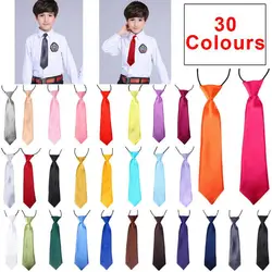 38 цветов, галстук с горловиной, легко носить для детей, для мальчиков, для студентов, для свадьбы, галстук с веревкой, Школьный Галстук для