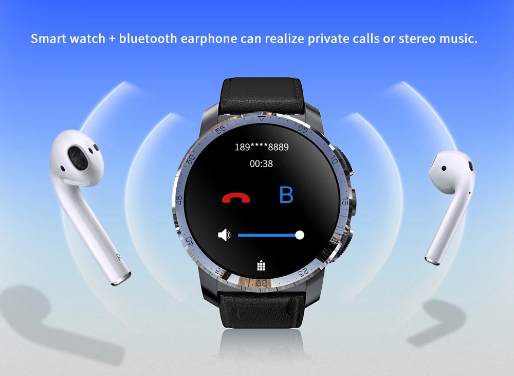  Kospet Optimus/ Optimus Pro Smartwatch Phone With GPS 4G Watch WiFi Android7.1.1 8.0MP Camera 2GB 1
