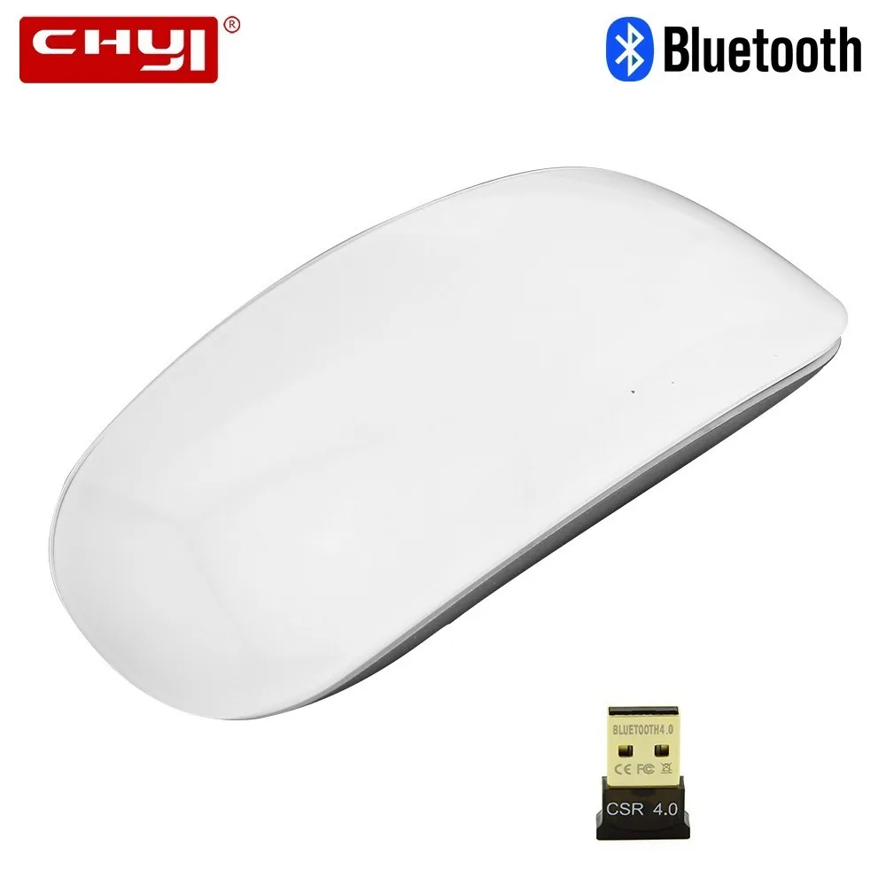 

CHYI Bluetooth Wireless Arc Touch Computer Mouse Mini Slim Portable Mause Magic Gamer Mice For Macbook Laptop Microsoft