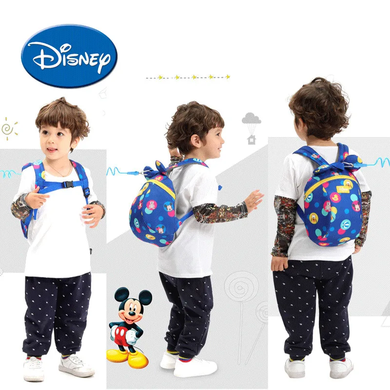 Disney мультфильм дети анти-потерянный школьный ранец поводок поводки малыш анти потерянный рюкзак мультфильм ссылка