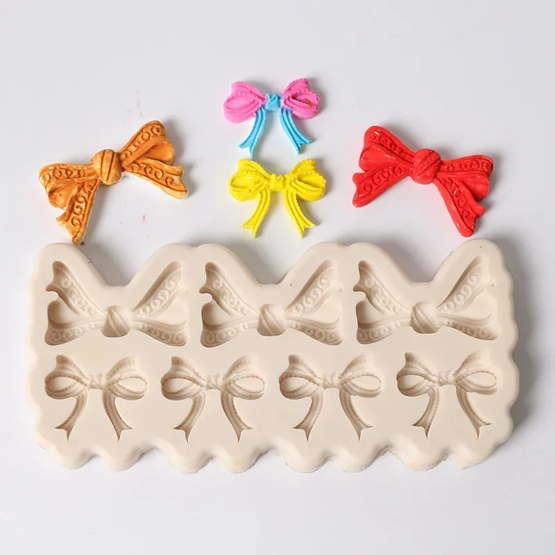 

Fondant Molds Bow-knot Shape Silicone Mold Cake Decorating DIY Molds For Baking Chocolate Confectionery Pastry Cake Tools