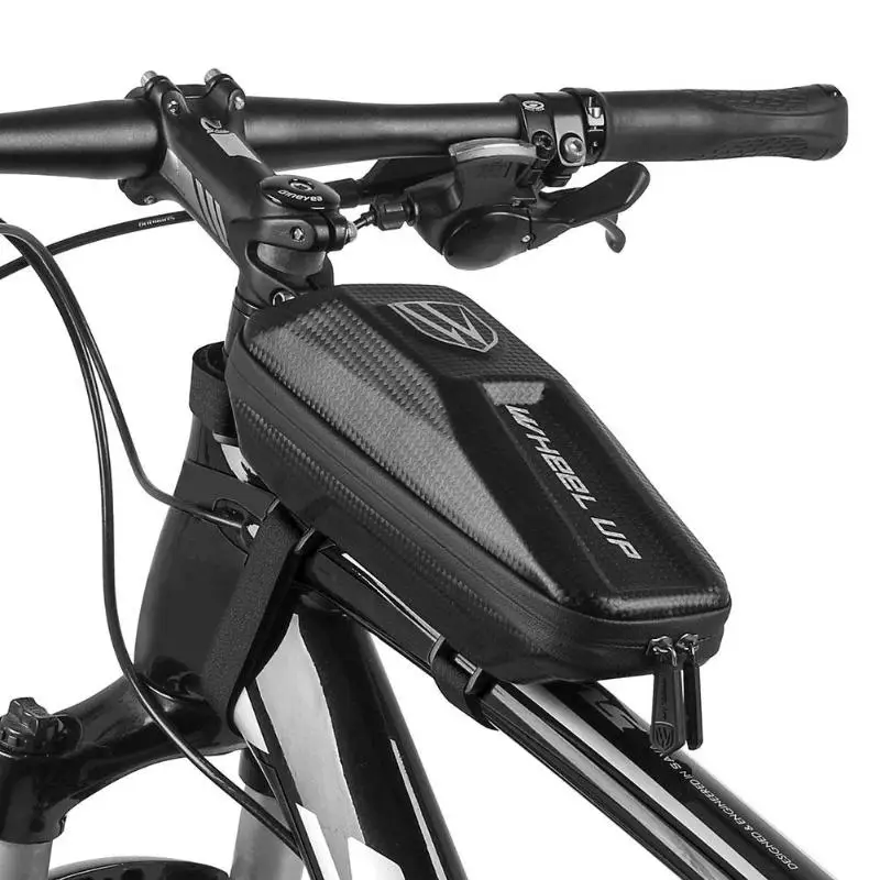 

WHEEL UP Bicycle Front Frame Bags Hard Shell EVA Cycling Tools Bag Pouch Waterproof Bike MTB Road Storage Bag