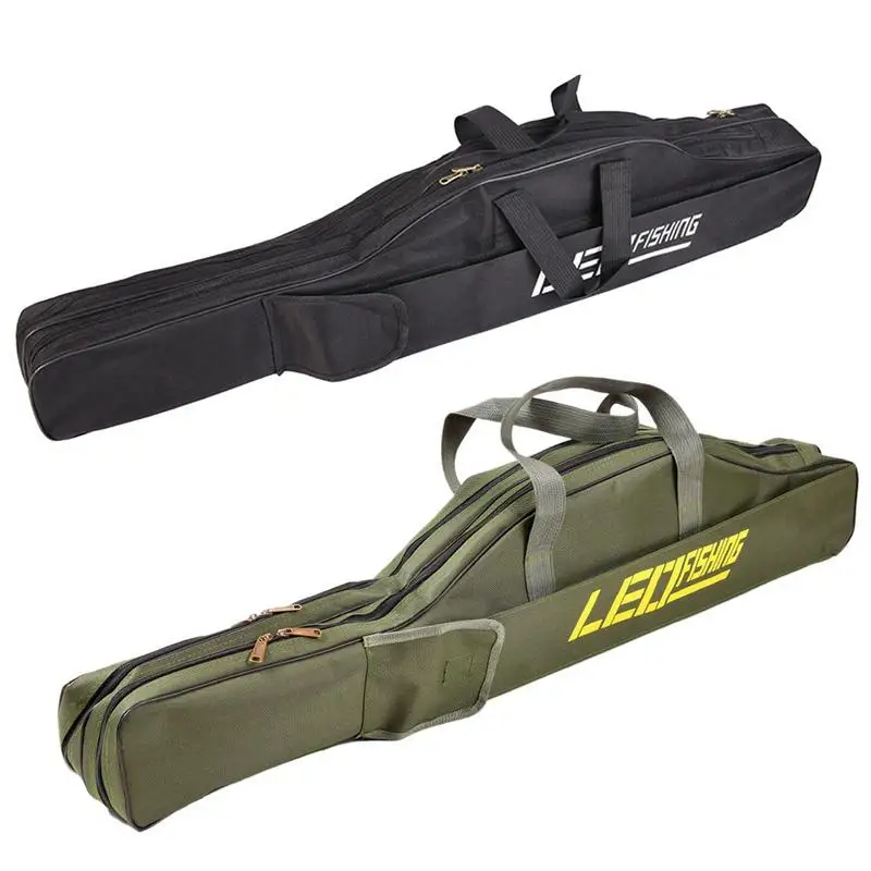 

2019 New High Quality Foldable Big Belly Fish Bag 1M/1.5 M Army Green / Black Long Fishing Gear Soft Bag Professional Fishing