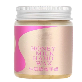 

Milk Honey Hand Wax Hand Mask Hand care Moisturizing Exfoliator Whitening Cream (80g) a