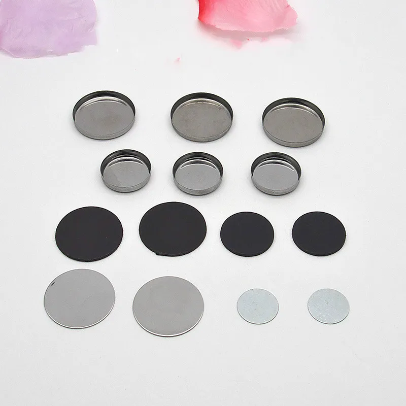 

100pcs Empty Magnetic For DIY Eye Eyeshadow Shadow Makeup Powder Fundation Refill Palette Lipstick blush pans