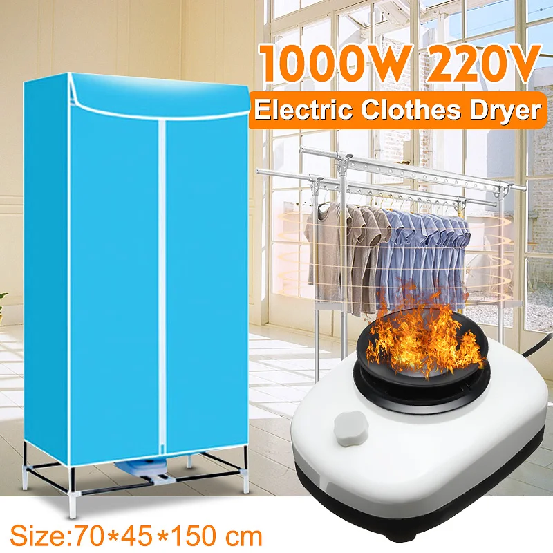 220V 1000W Dryers Electric Clothes Dryer Drying Machine Household