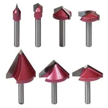

1PC V Groove Router Bits Engraving Milling Cutter Woodworking Carving Knife Cutting Tool Woodworking Hand Tools