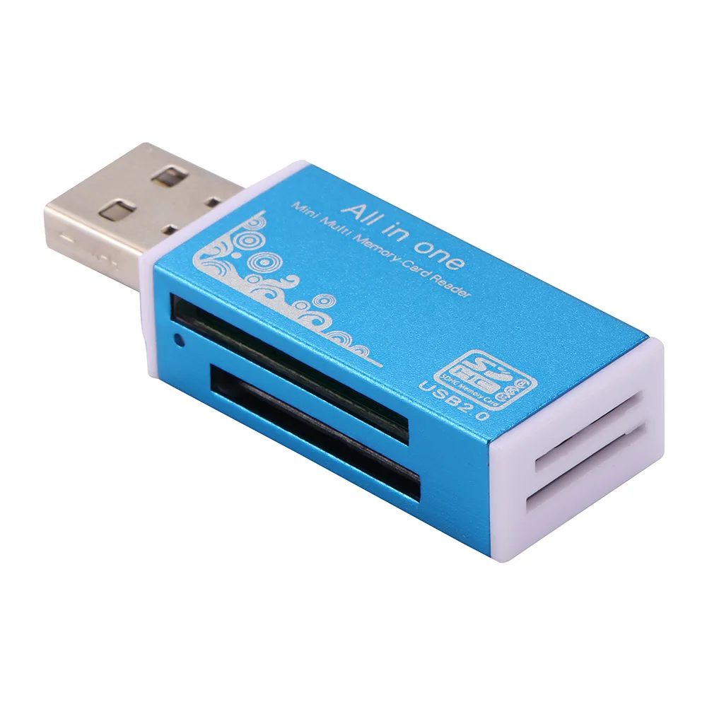 

PRO Duo Memory Card Reader Adapter 4 In 1 USB 2.0 Micro SD/TF SDHC Mini Card Reader Color Random Mini Card Reader
