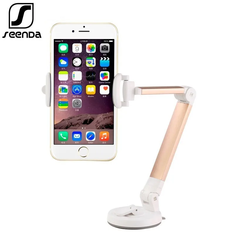  SeenDa Universal Metal Phone Stand 360 Degree Flexible Phone Holder Stand Desktop Table Mount Stand