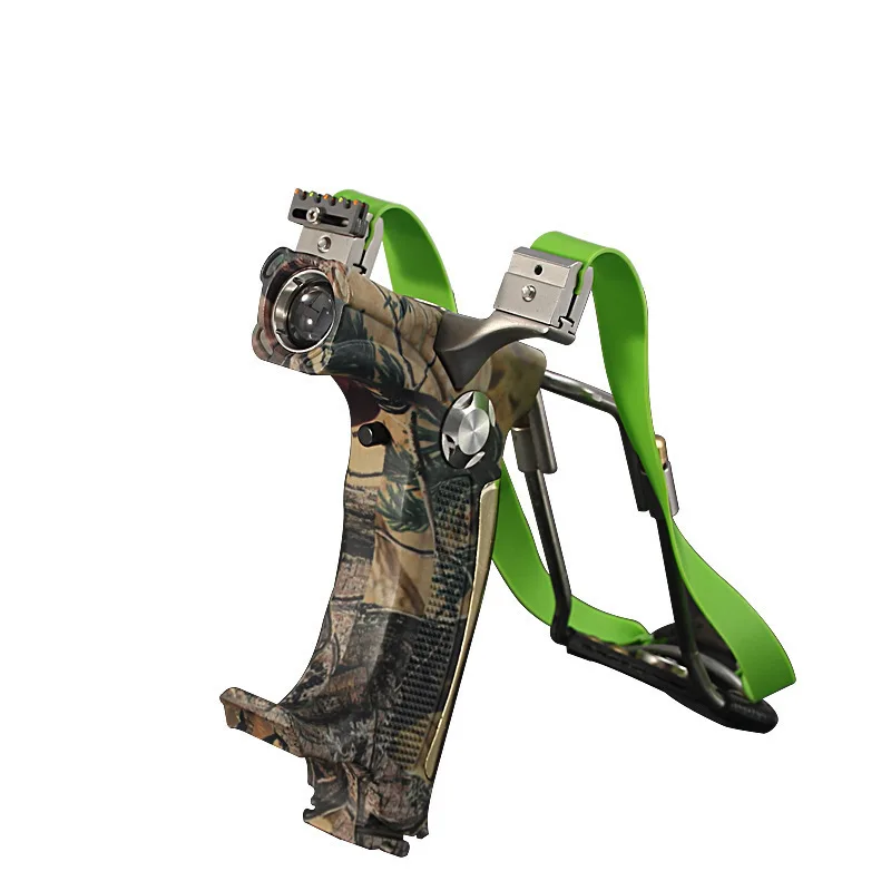 

LIEMA Stone Launcher Flashlight Slingshot DG-35 Non-rusting Alloy Precise Aiming Bow And Arrow Reusable Crossbow Outdoor Sports
