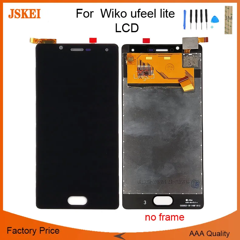 Для Wiko U Feel UFeel Lite полный ЖК-дисплей кодирующий преобразователь сенсорного экрана