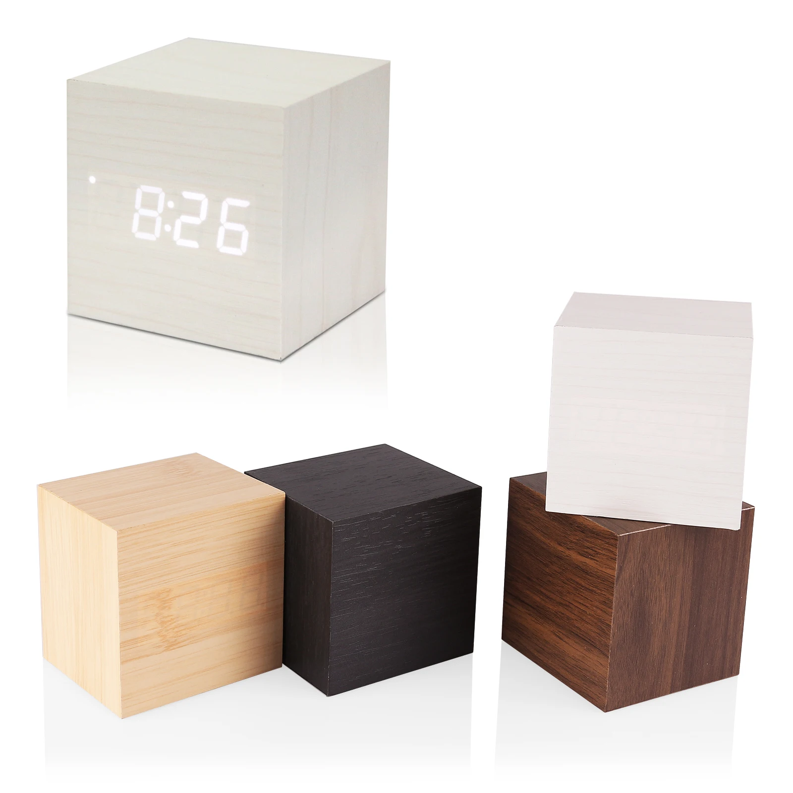 Generic Table Clock Calendar Table Decor Mini Wood Alarm Clock Jumia Nigeria