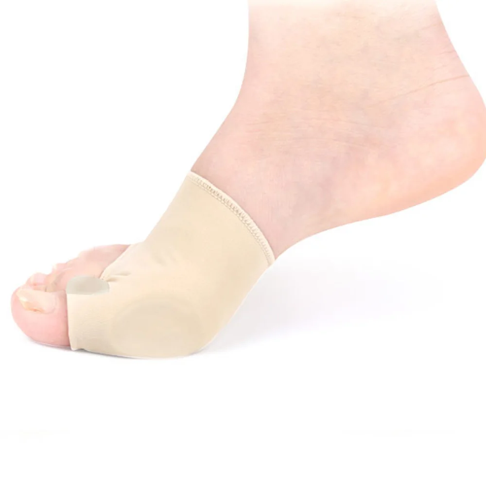 2Pcs Pedicure Sock Straightener Toe Separator Hallux Valgus Bunion Corrector Orthotics Feet Bone Thumb Adjuster Correction